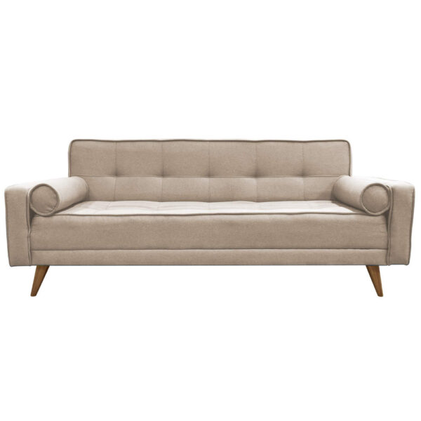 SOFA CAMA EXTRA 3 PUESTOS TELA BEIGE