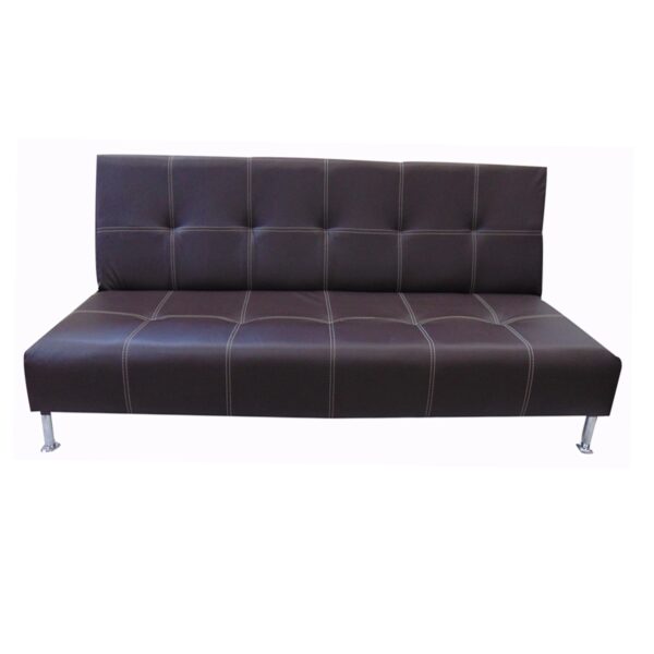 SOFA CAMA ALDEN 3 PUESTOS ECOCUERO CAFE