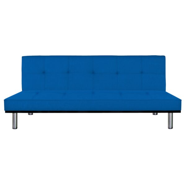 SOFA CAMA ASPEN 3 PUESTOS TELA AZUL