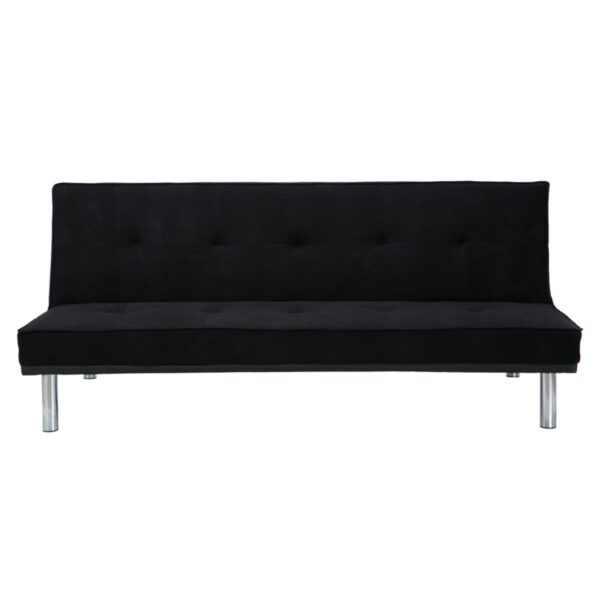 SOFA CAMA ASPEN 3 PUESTOS TELA NEGRO