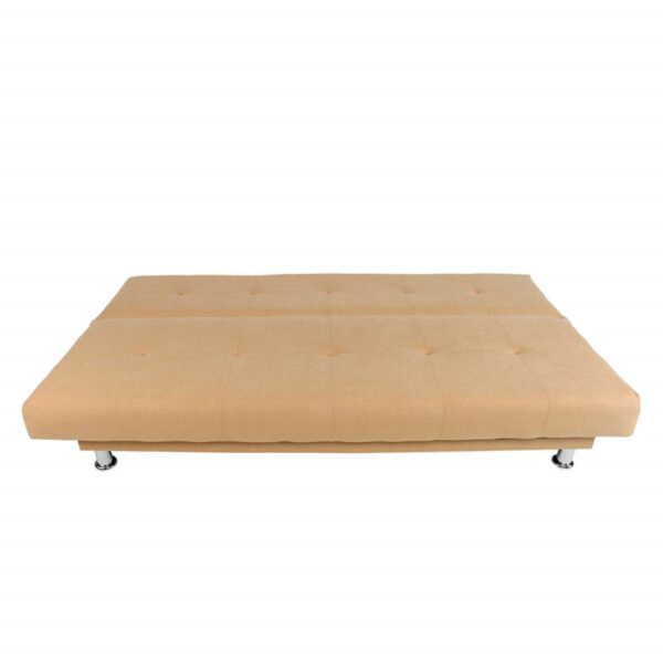 SOFA CAMA BASIC 3 PUESTOS TELA BEIGE - Imagen 3