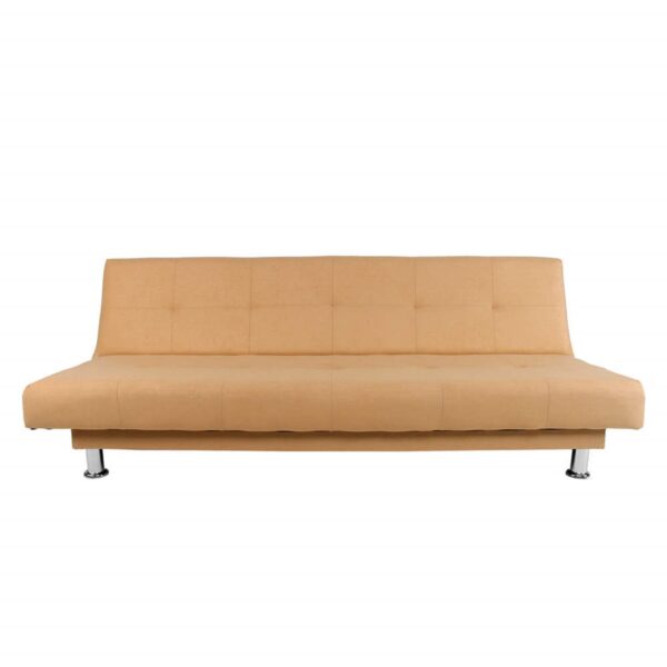 SOFA CAMA BASIC 3 PUESTOS TELA BEIGE