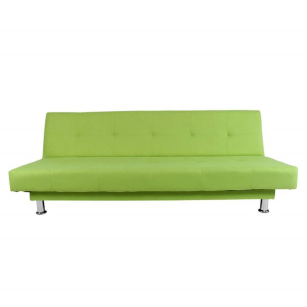 SOFA CAMA BASIC 3 PUESTOS TELA VERDE