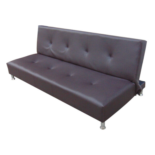 SOFA CAMA TANGO 3 PUESTOS ECOCUERO CAFE