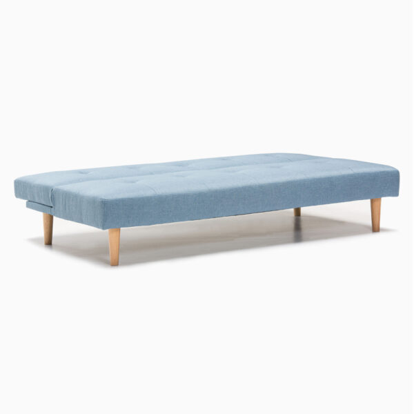 SOFA CAMA HARRY 3 PUESTOS TELA AZUL - Imagen 4