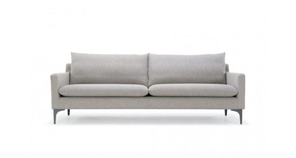 SOFA KONA 3 PUESTOS TELA GRIS CLARO - Imagen 2