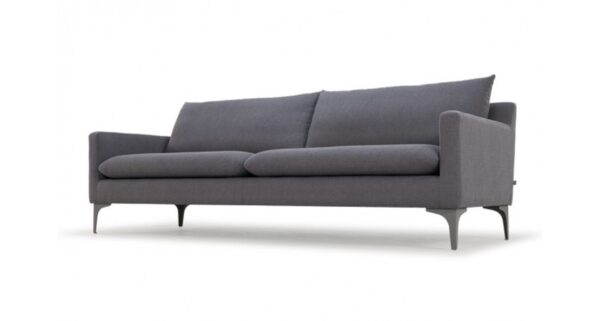 SOFA KONA 3 PUESTOS TELA GRIS CLARO OSCURO