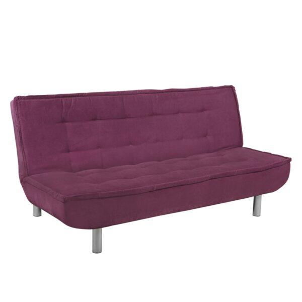 SOFA CAMA LOTTO 3 PUESTOS TELA MORADO