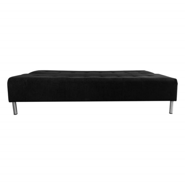 SOFA CAMA MASTER 3 PUESTOS TELA NEGRO - Imagen 3