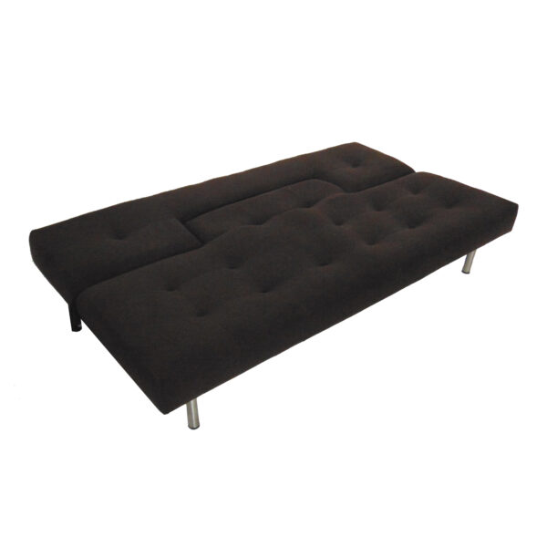 SOFA CAMA SPACE 3 PUESTOS TELA NEGRO - Imagen 4