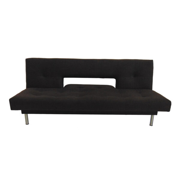 SOFA CAMA SPACE 3 PUESTOS TELA NEGRO