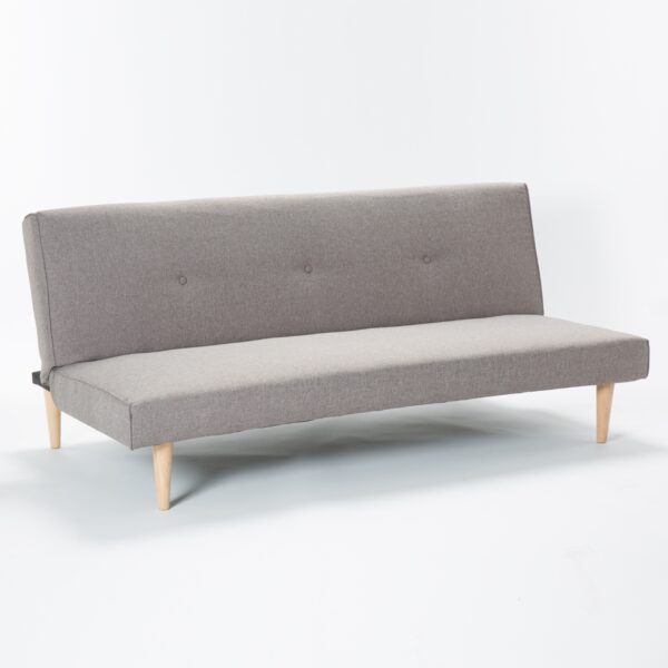 SOFA CAMA TOMMY 3 PUESTOS TELA GRIS