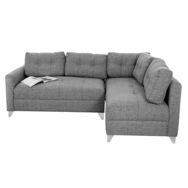 SOFA EN L EMERSON DERECHO TELA GRIS - Imagen 2
