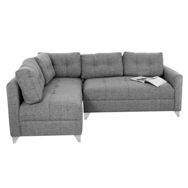 SOFA EN L EMERSON IZQUIERDO TELA GRIS - Imagen 2