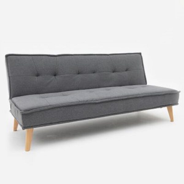 SOFA CAMA CHIC 3 PUESTOS TELA GRIS