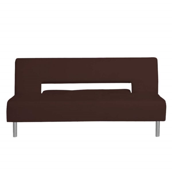 SOFA CAMA MICHIGAN 3 PUESTOS TELA CAFE - Imagen 2