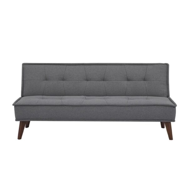 SOFA CAMA OTTO 3 PUESTOS TELA GRIS - Imagen 2