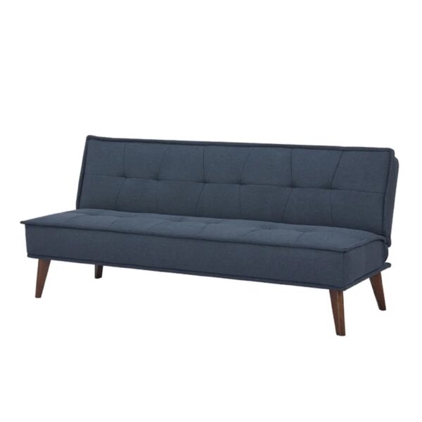 SOFA CAMA OTTO 3 PUESTOS TELA AZUL