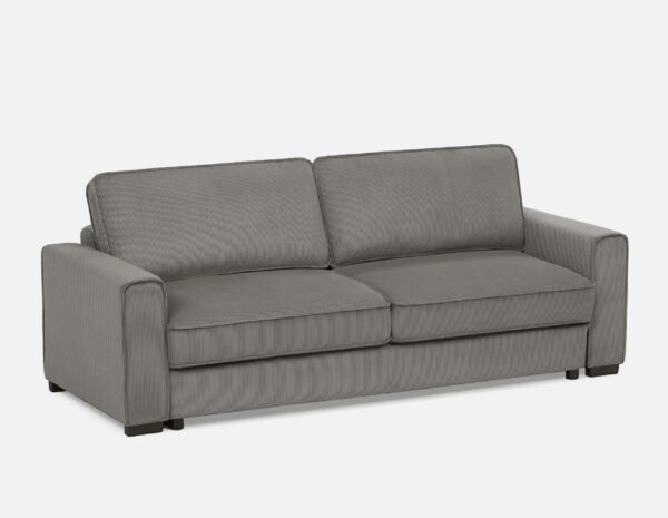 Sofa Cama Cajon Sam 3 Puestos Tela Gris - Imagen 2