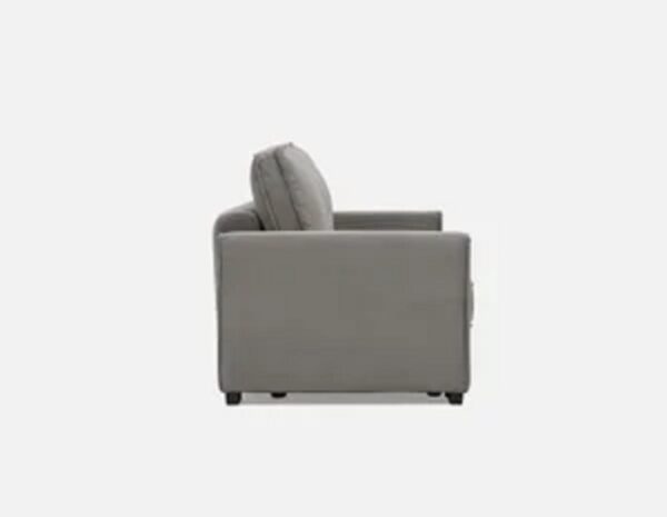 Sofa Cama Cajon Sam 3 Puestos Tela Gris - Imagen 5