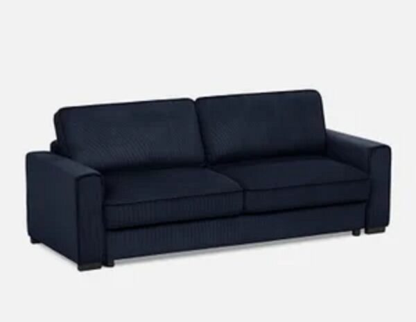 Sofa Cama Cajon Sam 3 Puestos Tela Azul - Imagen 2